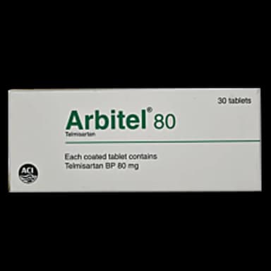 Arbitel 80mg Telmisartan pack