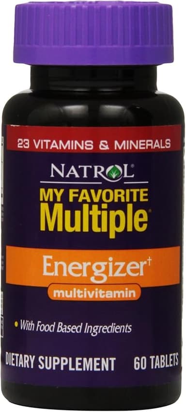 NATORAL MY FAVOURITE MULTIPLE ENERGIZER MULTIVITAMIN X 60 TABS