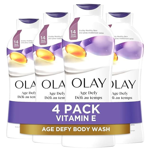 OLAY AGE DEFYING WITH VITAMIN E & B3 COMPLEX BODY WASH 22 FL. OZ