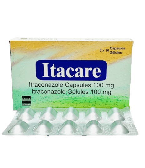 ITACARE CAPSULES (ITRACONAZOLE)