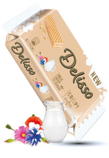 DELISSO CRISPY WAFERS(MILK) 60G