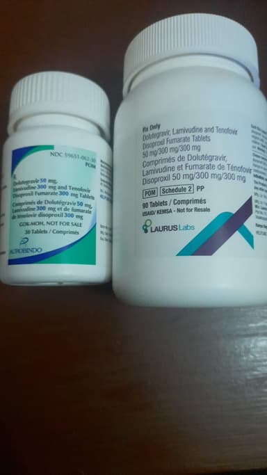 LAURUS LAB TLD(Tenofovir, Lamivudine,Dolutegravir)