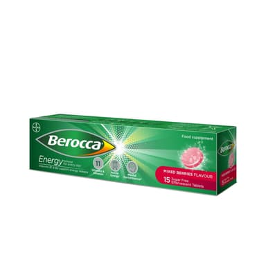 BEROCCA MIXED BERRIES EFFERVESENCE TABLETS X 15
