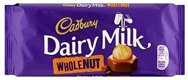DAIRY MILK CHOCOLATE(WHOLENUT) 120G