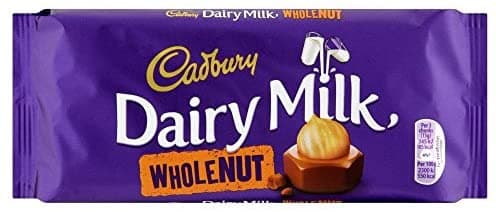 DAIRY MILK CHOCOLATE(WHOLENUT) 120G