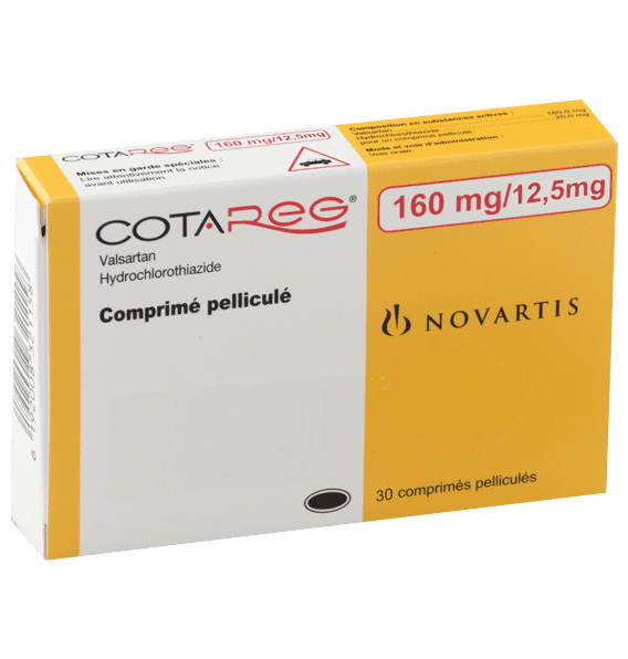 COTAREG 160 MG/ 12.5 MG X 30 TABS