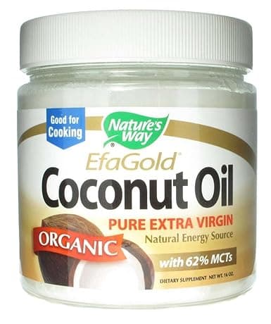 NATURE'S WAY EFAGOLD EXTRA VIRGIN COCONUT OIL 16 OZ