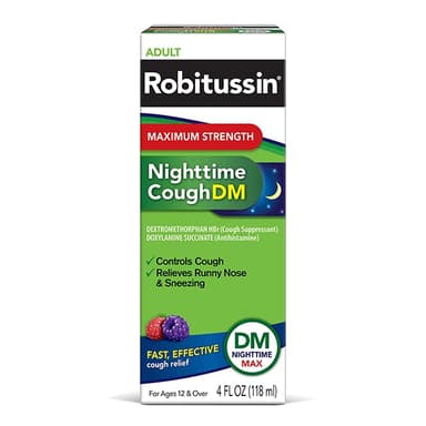 Robitussin night time cough DM