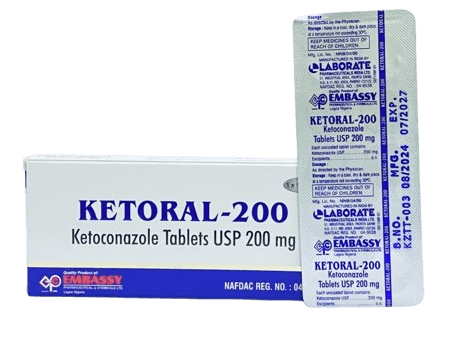 KETORAL-200 KETOCONAZOLE 200MG X 10 TABS