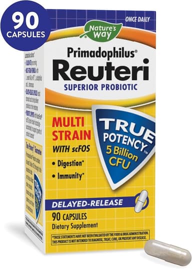 NATURE'S WAY PRIMDOPHILUS REUTERI SUPERIOR PROBIOTICS X 90 CAPS