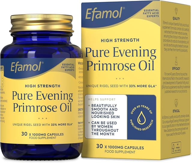 Efamol pure evening primrose oil 1000mg 30 capsules