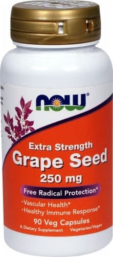 NOW FOODS STRENGTH GRAPE SEED 500MG X 90 CAPS