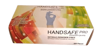 HANDSAFE LATEX GLOVES X 100 PIECES