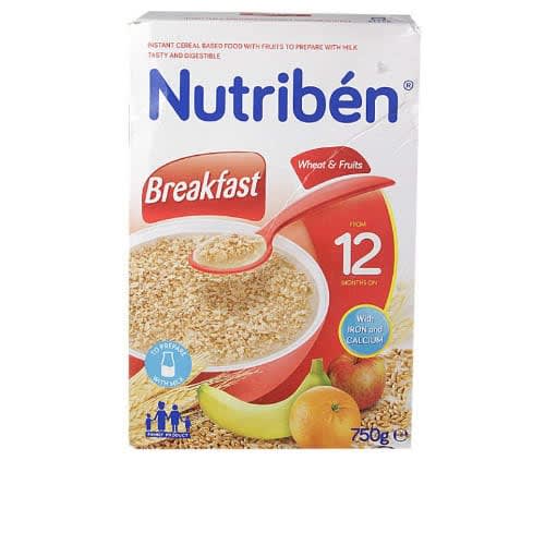 NUTRIBEN BREAKFAST CEREAL 12 MONTHS+ 750G