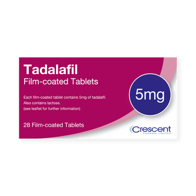 Crescent Tadalafil 5mg 28 tablets pack