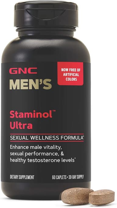 GNC MEGA MEN'S STAMINOL ULTRA X 60 CAPLETS