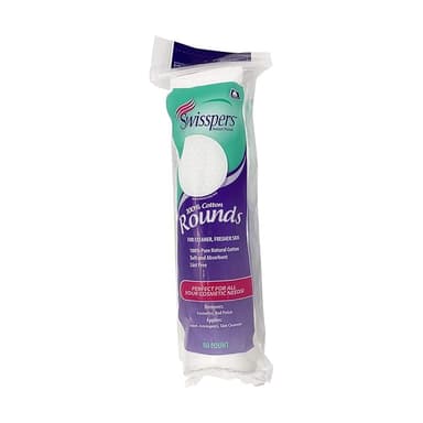 SWISSPERS MULTICARE COTTON ROUNDS 80 COUNTS