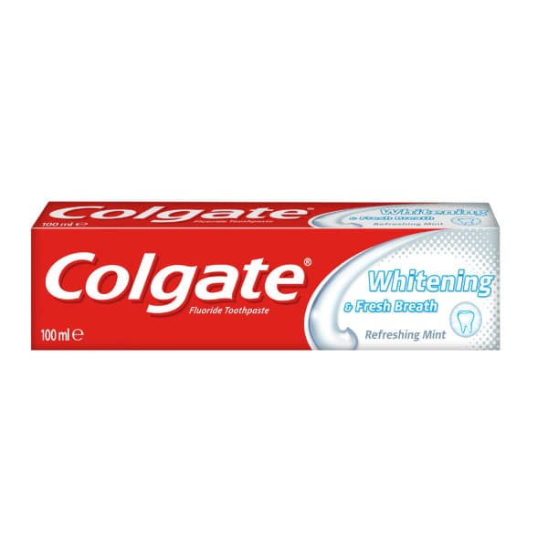 COLGATE TOOTHPASTE(WHITENING&FRESH BREATH) 100ML
