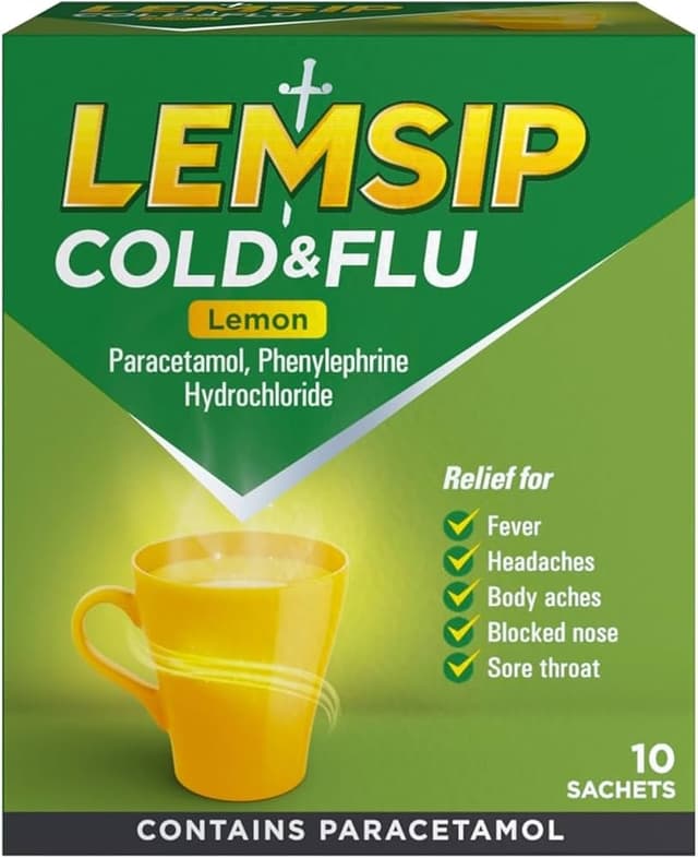 LEMSIP COLD POWDER - HONEY/LEMON BY 10