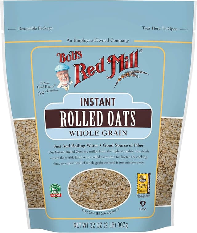 BOBS RED MILL ORGANIC QUICK COOKING ROLLED OATS-32OZ