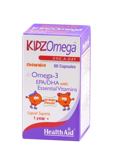 HEALTH AID KIDZOMEGA CAPSULE X60 1YR +