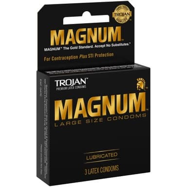 TROJAN  CONDOM(MAGNUM) X3