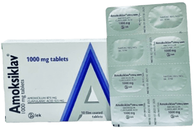 AMOKSIKLAV 1000MG X 10 TAB