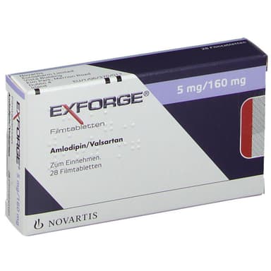 EXFORGE FCT 160/5MG X 28