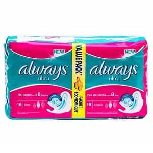 ALWAYS ULTRA THIN DOU X16 LONG(PINK)
