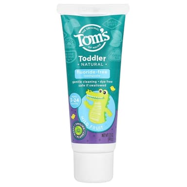 TOM'S MAINE TODDLER MILD FRUIT FLUORIDE FREE TOOTHPASTE 46.9G