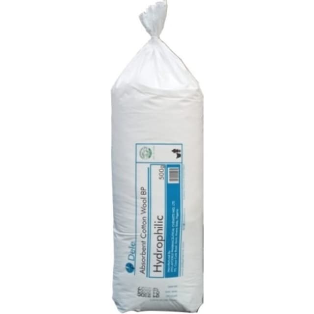 DELE ABSORBENT COTTON BP 500g
