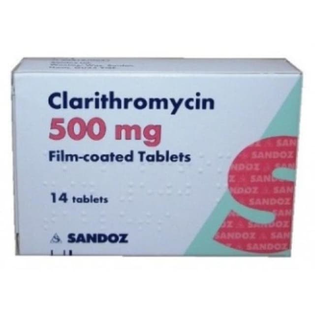 CLARITHROMYCIN 500MG BY 14 RANBAXY