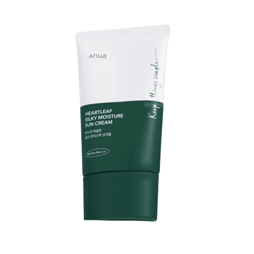 ANUA HEARTLEAF SILKY MOISTURE SUN CREAM 50ML