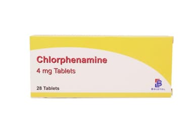 CHLORPHENIRAMINE 4MG(BLISTER,EACH)