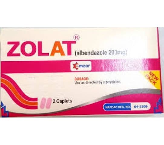 EMZOR ZOLAT 200MG*2CAPS