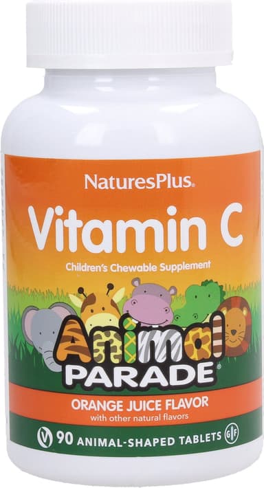 NATURESPLUS ANIMAL PARADE CHILDREN CHEWABLE VITAMIN C X 90 TABS