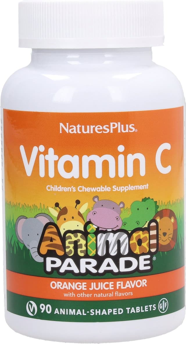 NATURESPLUS ANIMAL PARADE CHILDREN CHEWABLE VITAMIN C X 90 TABS