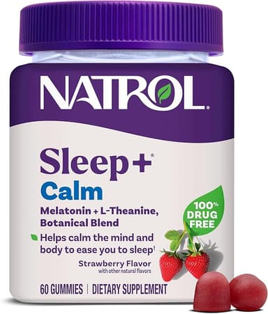 NATROL SLEEP+ CALM STRAWBERRY FLAVOUR X 60 GUMMIES