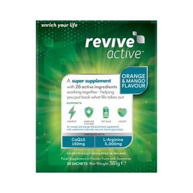 REVIVE ACTIVE COQ10/L-ARGININE X30(SACHET,EACH)