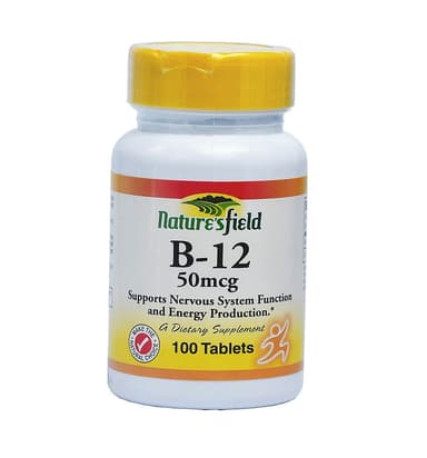 NATURES FIELD B-12 50MCG
