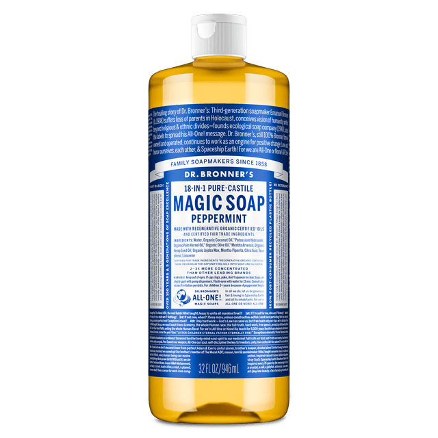 DR.BRONNER'S CASTLE HEMP PEPPERMINT SOAP 946ML