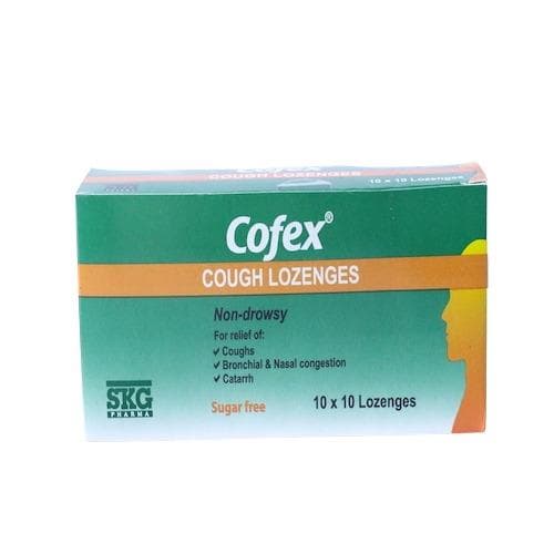 COFEX COUGH LOZENGES X 10 TABS