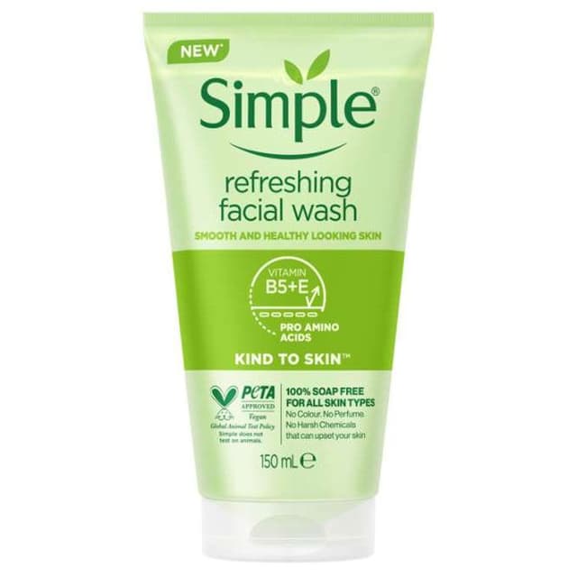 SIMPLE REFRESHING FACIAL WASH 150ML
