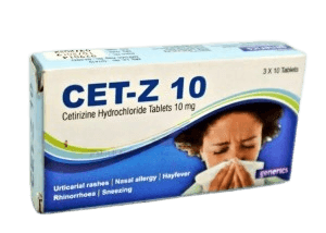 CET-Z 10MG 3 X 10 TABS