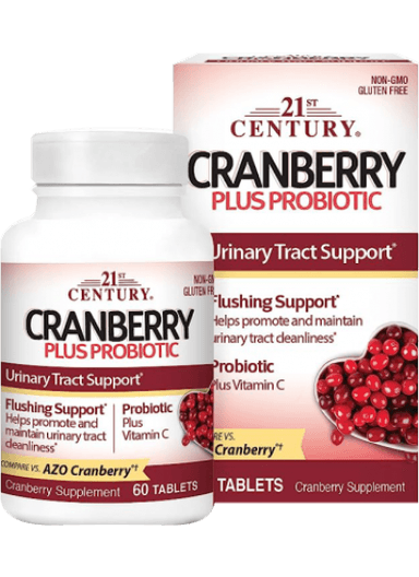 21st century cranberry plus probiotic