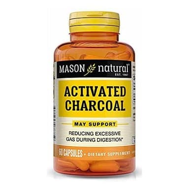 MASON NATURAL ACTIVATED CHARCOAL X 60 CAPS