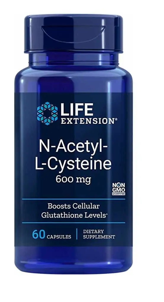 LIFE EXTENSION NAC CAPS 600MG BY
