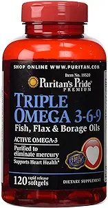 PURITAN'S PRIDE TRIPPLE OMEGA 3-6-9 CAPS