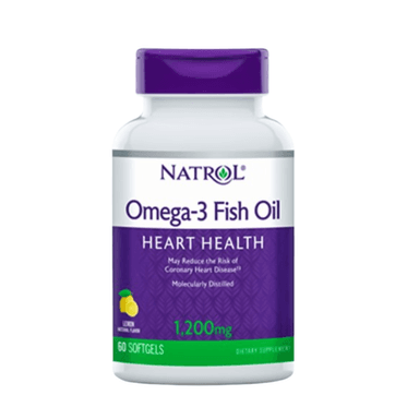 NATROL OMEGA 3 FISH OIL 1200MG X 60 SOFTGELS