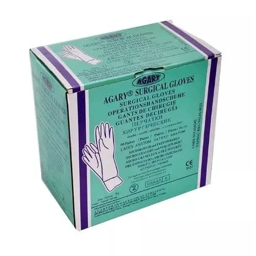 AGARY SURGICAL GLOVES SIZE 8